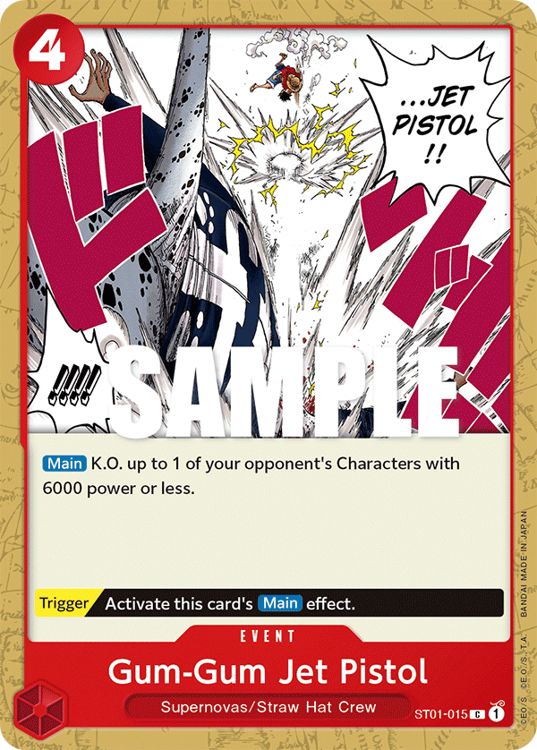 Gum-Gum Jet Pistol ST01-015 - ST01: Straw Hat Crew kart görseli
