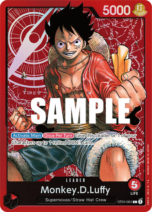 Monkey.D.Luffy (001) kart görseli
