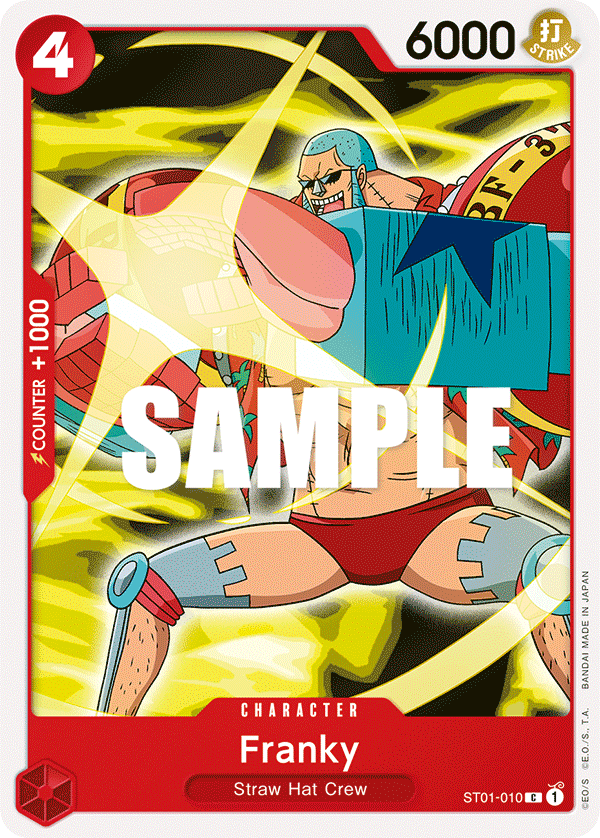 Franky ST01-010 - ST01: Straw Hat Crew kart görseli