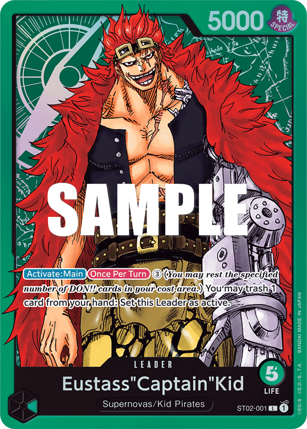 Eustass"Captain"Kid (001) kart görseli
