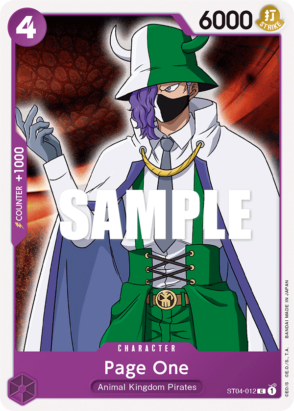 Page One ST04-012 - ST04: Animal Kingdom Pirates kart görseli