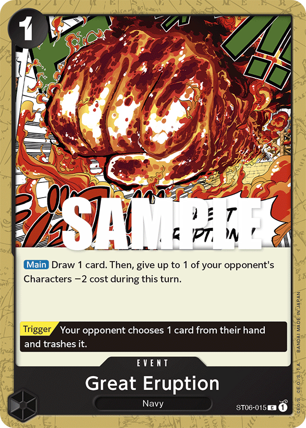 Great Eruption ST06-015 - ST06: Absolute Justice kart görseli
