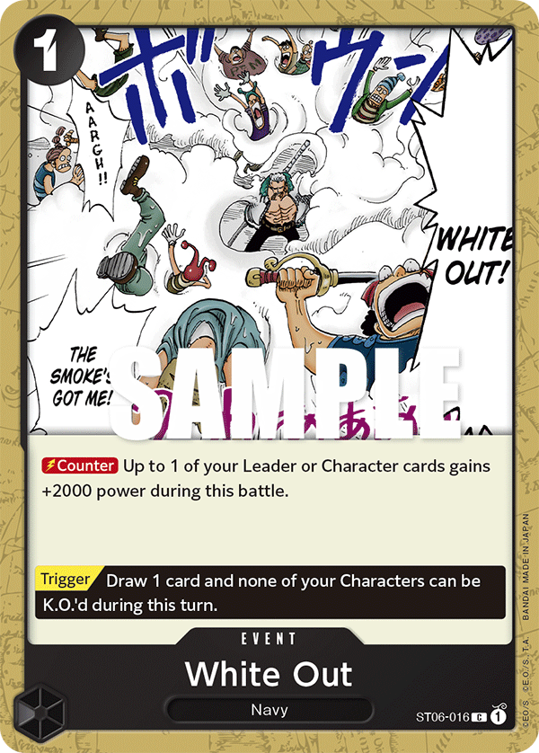 White Out ST06-016 - ST06: Absolute Justice kart görseli