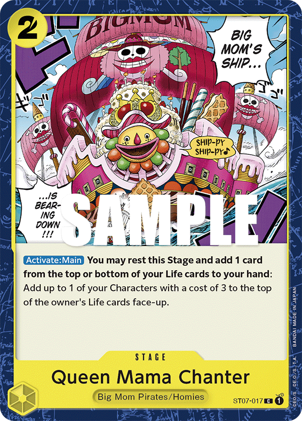 Queen Mama Chanter ST07-017 - ST07: Big Mom Pirates kart görseli