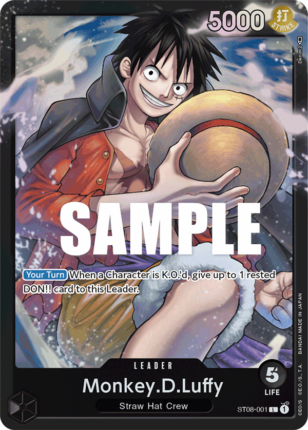 Monkey.D.Luffy (001) kart görseli