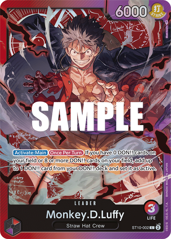 Monkey.D.Luffy (002) kart görseli