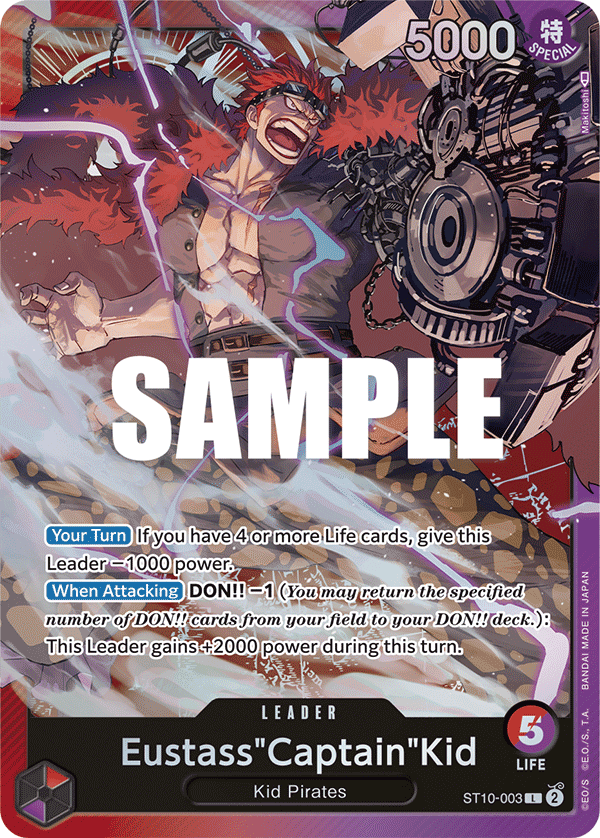 Eustass"Captain"Kid (003) kart görseli