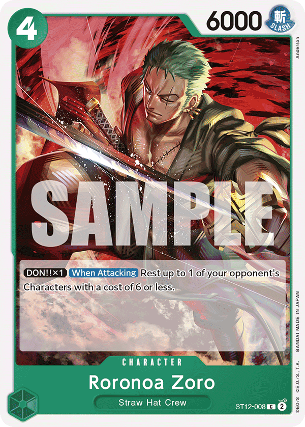 Roronoa Zoro kart görseli