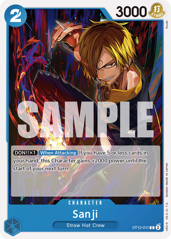 Sanji ST12-011 - ST12: Zoro & Sanji kart görseli