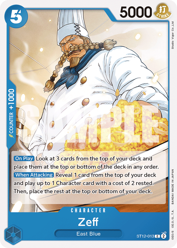 Zeff ST12-013 - ST12: Zoro & Sanji kart görseli