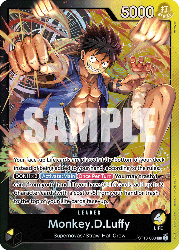 Monkey.D.Luffy (003) kart görseli