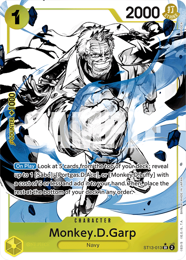 Monkey.D.Garp (Parallel) ST13-013 - ST13: The Three Brothers kart görseli