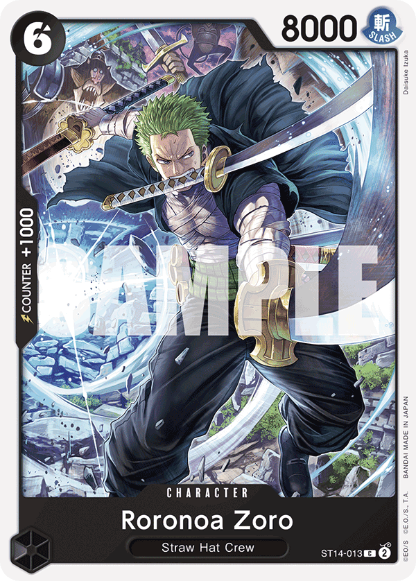 Roronoa Zoro ST14-013 - ST14: 3D2Y kart görseli