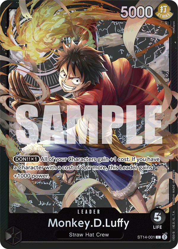 Monkey.D.Luffy (001) kart görseli