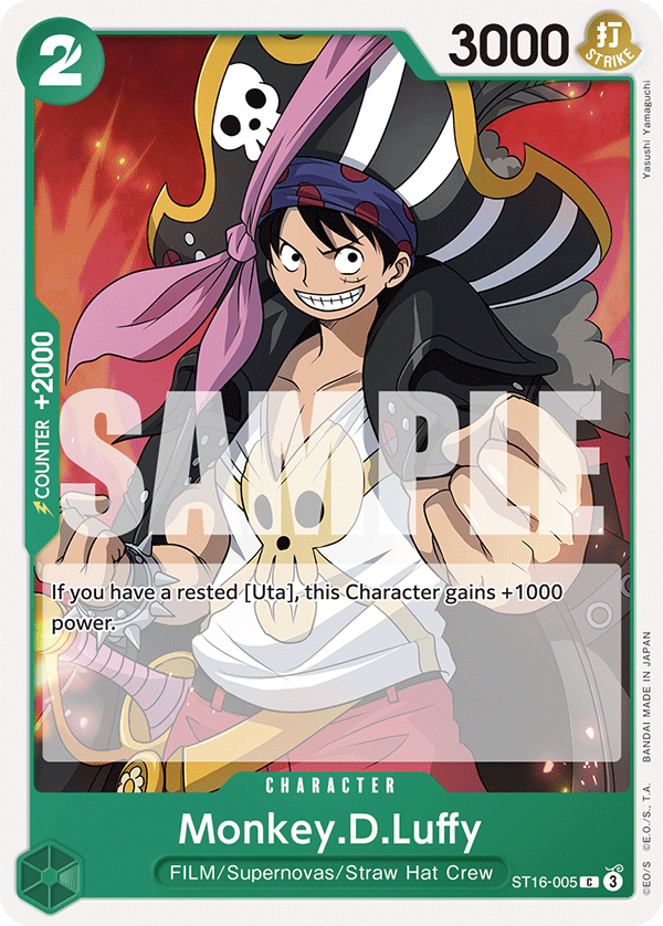 Monkey.D.Luffy (ST16-005) ST16-005 - ST16: Uta kart görseli