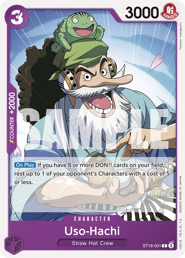 Uso-Hachi (ST18-001) ST18-001 - ST18: Monkey.D.Luffy kart görseli