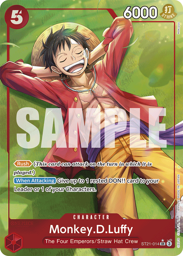 Monkey.D.Luffy (014) (Parallel) ST21-014 - ST21: Gear5 kart görseli