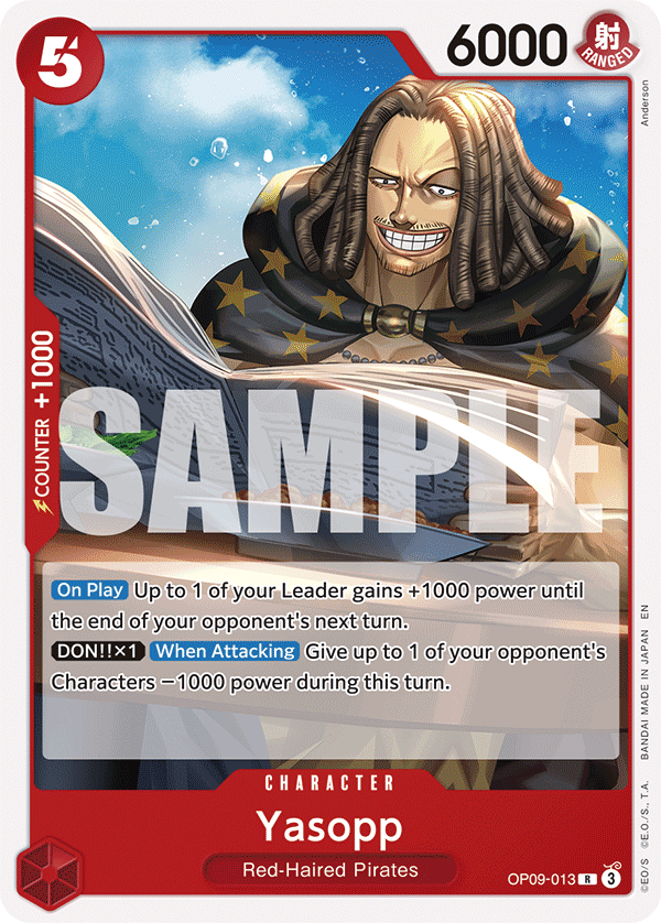 Yasopp (Reprint) OP09-013 - ST23: Red Shanks kart görseli