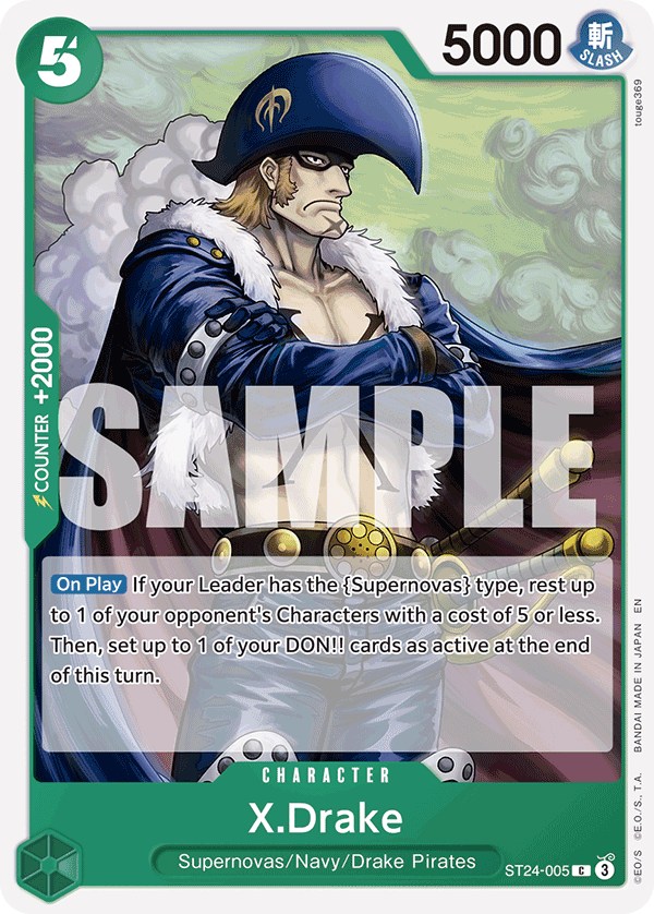 X.Drake ST24-005 - ST24: Green Jewelry Bonney kart görseli
