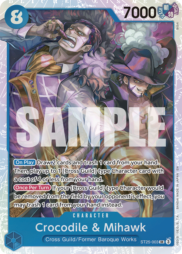 Crocodile & Mihawk ST25-003 - ST25: Blue Buggy kart görseli