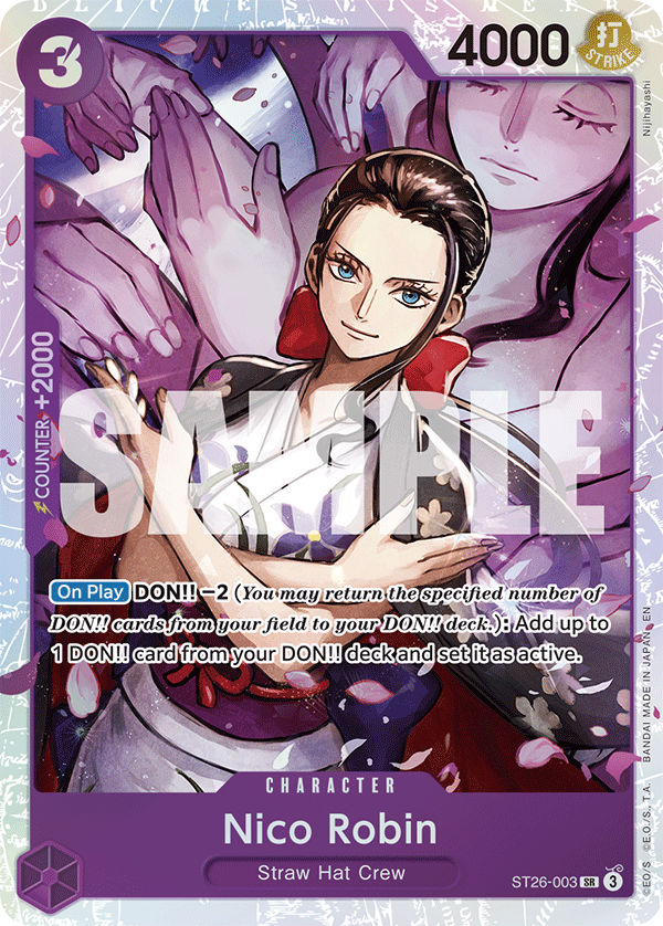 Nico Robin ST26-003 - ST26: Purple Monkey.D.Luffy kart görseli