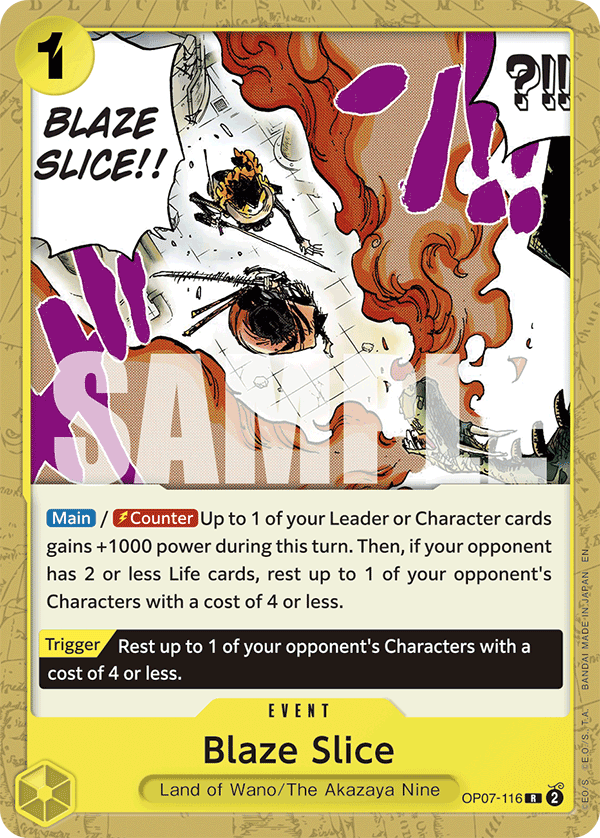 Blaze Slice (Reprint) kart görseli