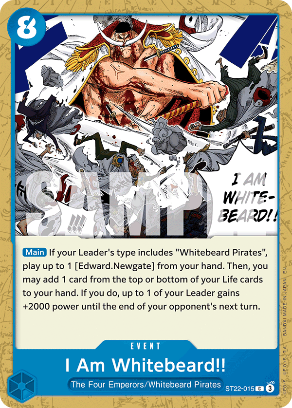 I Am Whitebeard!! ST22-015 - ST22: Ace & Newgate kart görseli