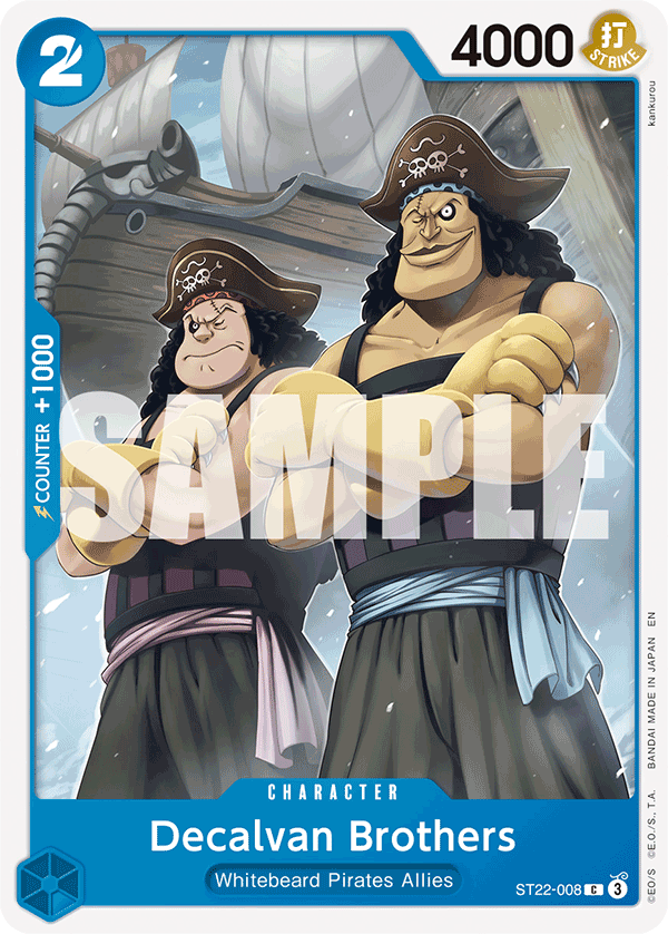Decalvan Brothers (Parallel) ST22-008 - ST22: Ace & Newgate kart görseli
