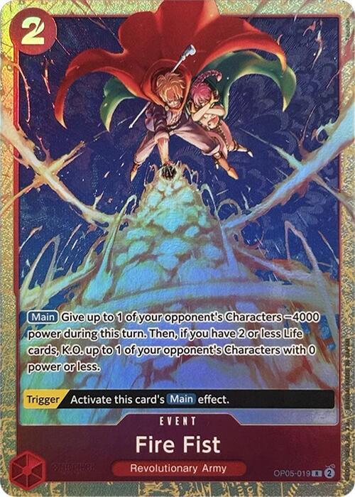 Fire Fist (Premium Card Collection -Best Selection OP05-019 - One Piece Promo kart görseli