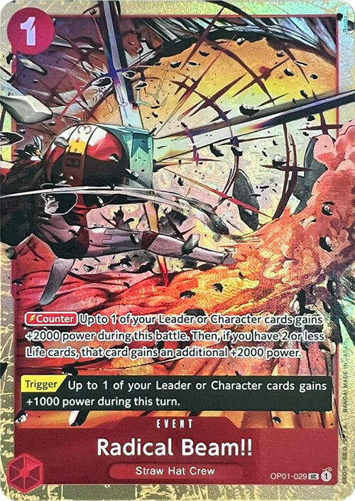Radical Beam!! (Premium Card Collection -Best Sele OP01-029 - One Piece Promo kart görseli