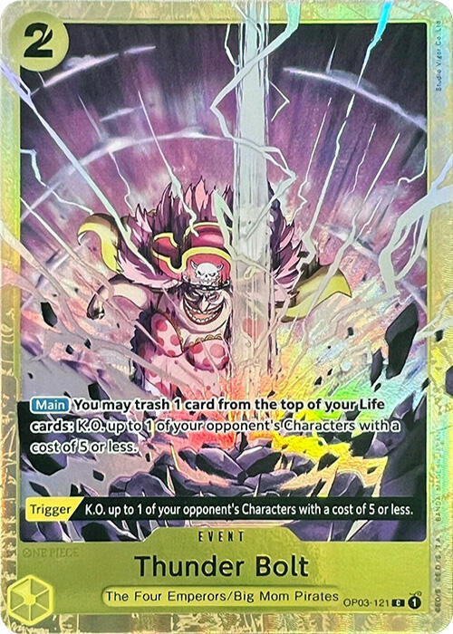 Thunder Bolt (Premium Card Collection -Best Select OP03-121 - One Piece Promo kart görseli