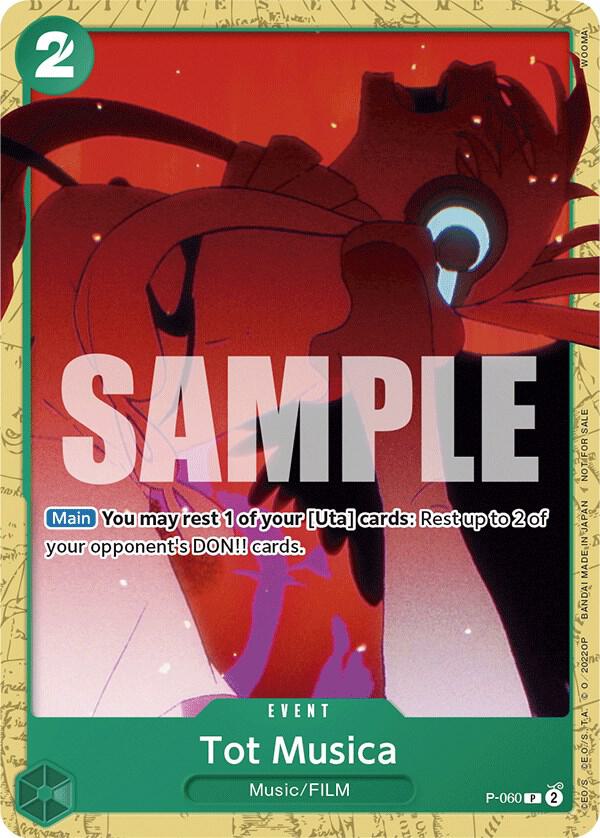 Tot Musica (Starter Deck 11: Uta Deck Battle) P-060 - One Piece Promo kart görseli