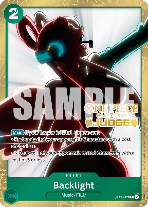 Backlight (Judge Pack Vol. 5) ST11-003 - One Piece Promo kart görseli