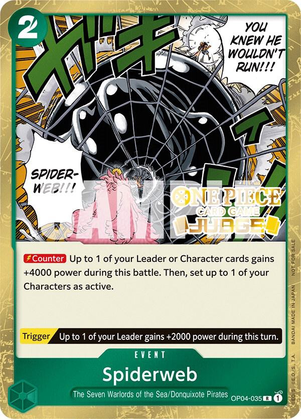 Spiderweb (Judge Pack Vol. 3) OP04-035 - One Piece Promo kart görseli