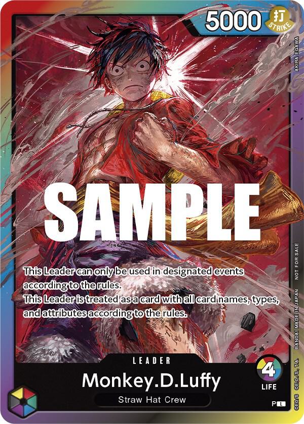 Monkey.D.Luffy (Leader Pack) (Sealed Battle 2023 V P-800 - One Piece Promo kart görseli
