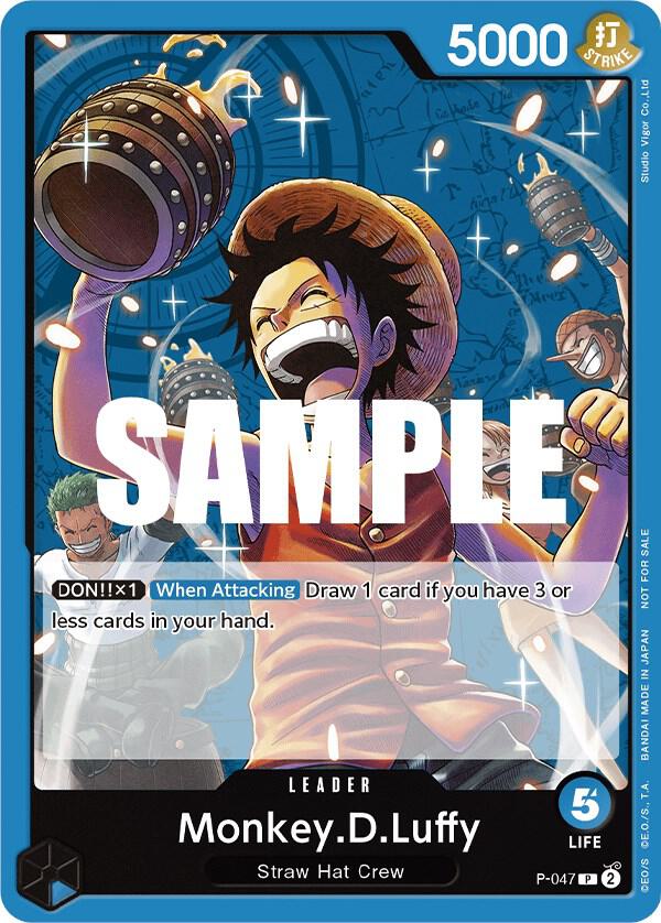 Monkey.D.Luffy (047) (Sealed Battle Kit Vol. 1) P-047 - One Piece Promo kart görseli