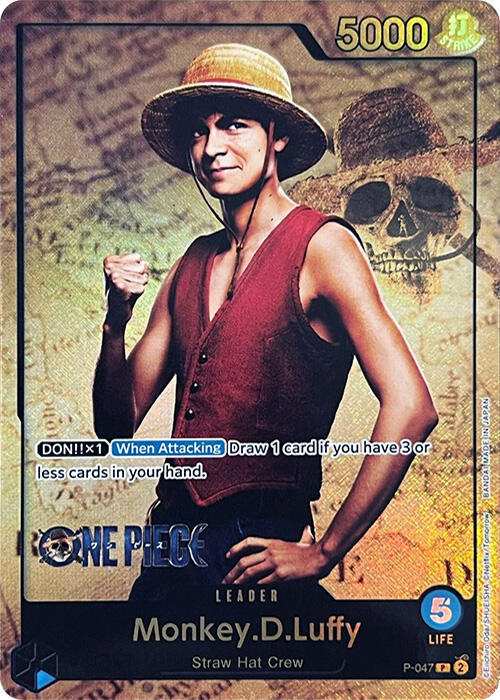 Monkey.D.Luffy (047) (Premium Card Collection -Liv P-047 - One Piece Promo kart görseli