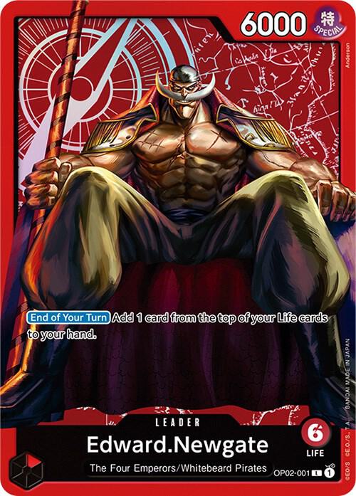 Edward.Newgate (Special Goods Set -Former Four Emp OP02-001 - One Piece Promo kart görseli
