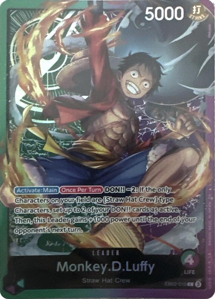 Monkey.D.Luffy (Sound Loader - Luffy Edition 2025) EB02-010 - One Piece Promo kart görseli
