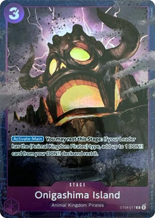 Onigashima Island (Premium Card Collection -Best S ST04-017 - One Piece Promo kart görseli