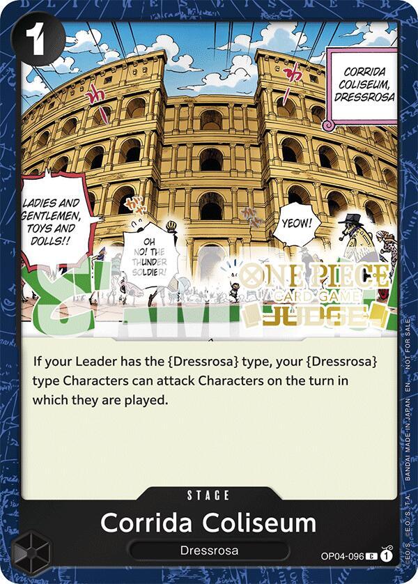 Corrida Coliseum (Judge Pack Vol. 6) OP04-096 - One Piece Promo kart görseli