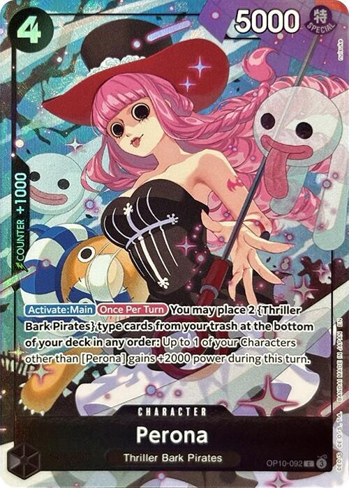 Perona (Premium Card Collection -Best Selection Vo OP10-092 - One Piece Promo kart görseli