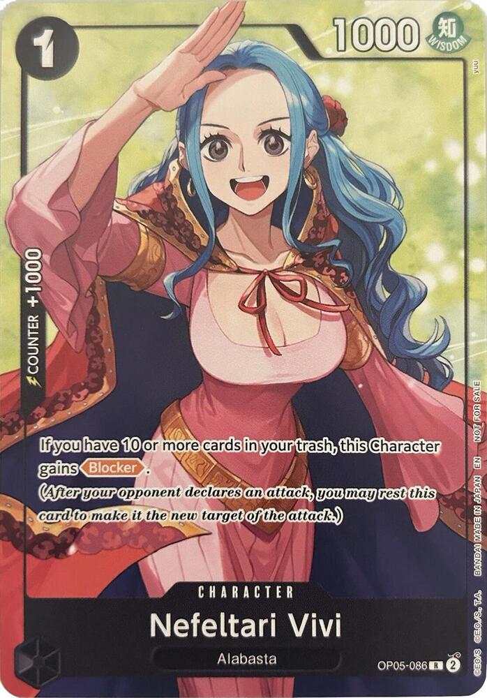 Nefeltari Vivi (Welcome Pack Vol. 2) OP05-086 - One Piece Promo kart görseli