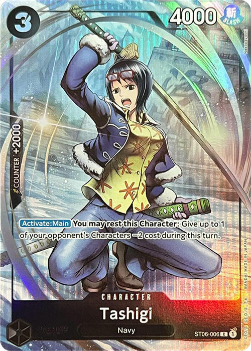 Tashigi (Premium Card Collection -BANDAI CARD GAME ST06-006 - One Piece Promo kart görseli