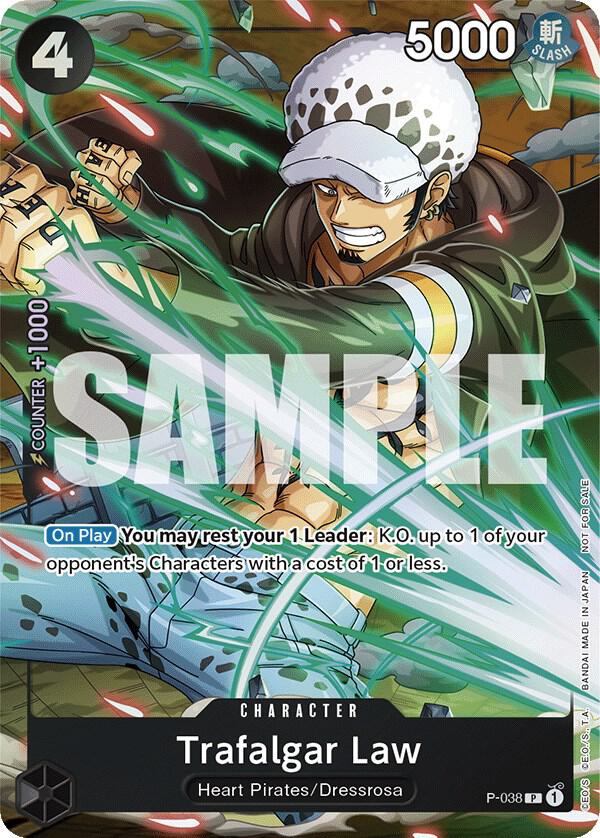 Trafalgar Law (Event Pack Vol. 4) P-038 - One Piece Promo kart görseli