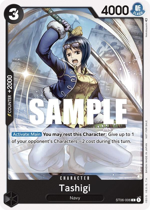 Tashigi (Tournament Pack Vol. 4) ST06-006 - One Piece Promo kart görseli