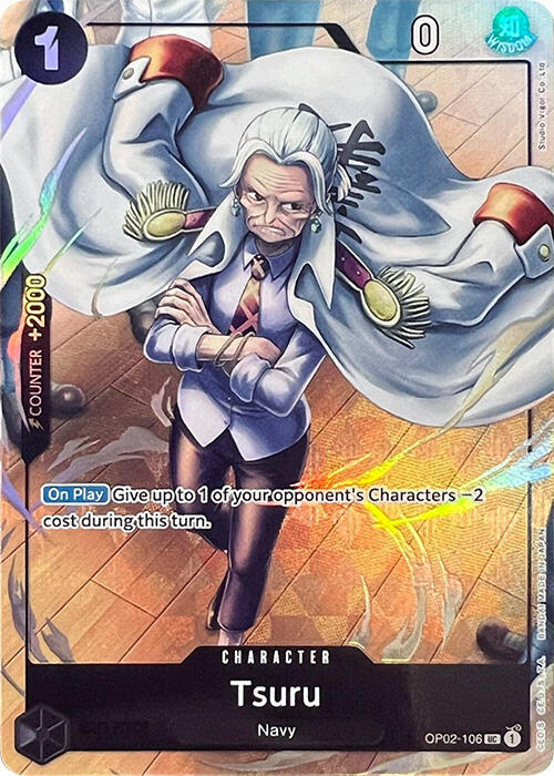 Tsuru (Premium Card Collection -Best Selection Vol OP02-106 - One Piece Promo kart görseli