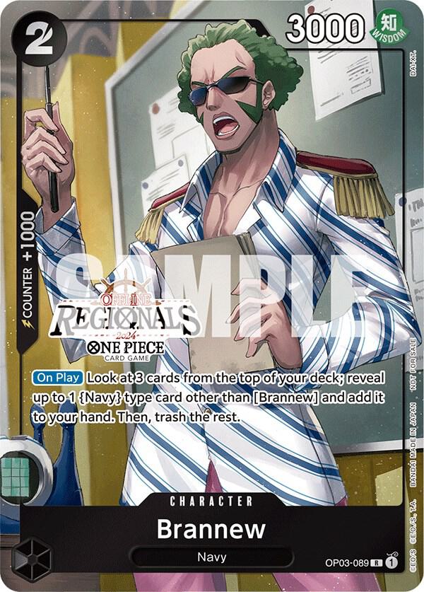 Brannew (Offline Regional 2024) [Participant] OP03-089 - One Piece Promo kart görseli