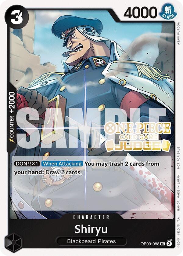 Shiryu (Judge Pack Vol. 5) OP09-088 - One Piece Promo kart görseli