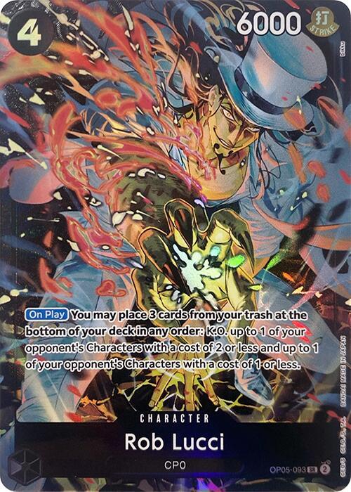 Rob Lucci (Illustration Box EX) OP05-093 - One Piece Promo kart görseli